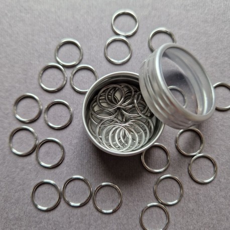 Set of stitch markers "Silver" (20 pcs)