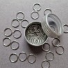 Set of stitch markers "Silver" (20 pcs)