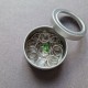 Set of stitch markers (30 silver + 1 main green)