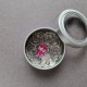 Set of stitch markers (30 silver + 1 main pink)