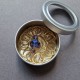 Set of stitch markers (30 gold + 1 main purple)