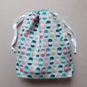 Ozevi project bag, yarn balls