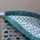Ozevi project bag, yarn balls