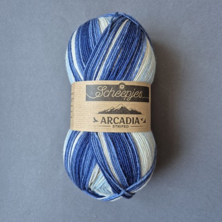 Scheepjes Arcadia Striped - 917 Ocean