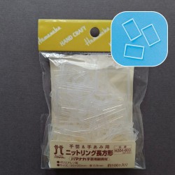 Hamanaka plastic element, rectangle, 8 mm