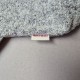 Handmade cotton boucle fabric Cat Bag S Gray