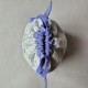 Handmade cotton boucle fabric Cat Bag M Lavender