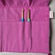 Handmade fabric Cat Bag M + Cat Case Raspberry