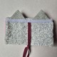 Handmade fabric Cat Bag M + Cat Case Raspberry
