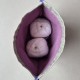 Fabric Purr-Bag Lilac