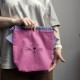 Fabric Purr-Bag Fuchsia