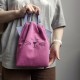 Handmade cotton fabric Cat Bag M Fuchsia