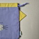 Fabric Bag Whiskers Cat Violet