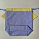 Fabric Bag Whiskers Cat Violet