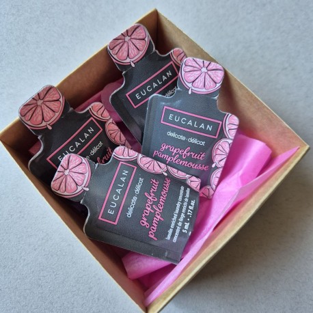 Eucalan sampler set, Grapefruit (4×5 ml)