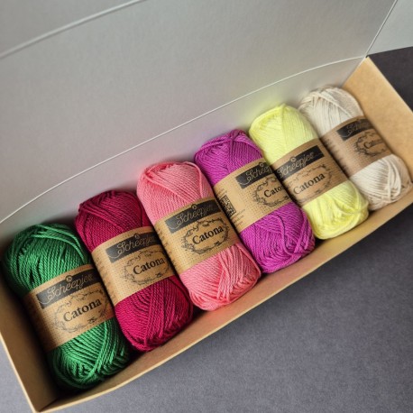 Scheepjes Catona Malvas Set (6×25g)