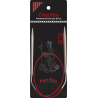 ChiaoGoo SS Knit RED Circulars - 40" (100 cm)