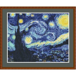 Simy's Studio Embroidery Kit - Van Gogh "Starry Night"