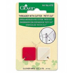 Clover Threader with Cutter "Petit Cut"