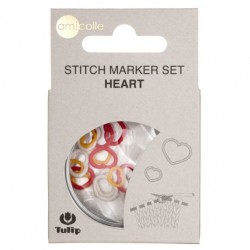 Tulip Stitch Marker Set Heart